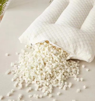 Crushed latex pillow